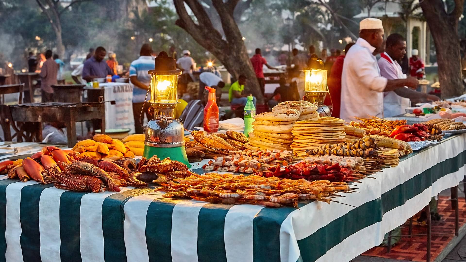 stone town night market